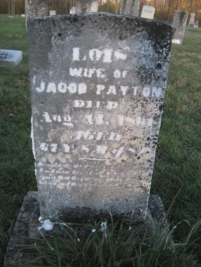 1861 hg line 2 lois hutchings tombstone union chapel cemetery muncie delaware co indiana
