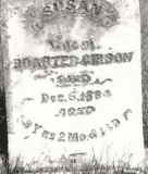 1884 susan payton ross gibson rees cemetery delaware indiana