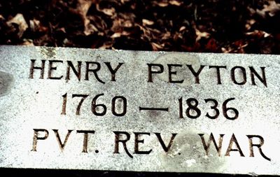2004 c line 37 henry peyton b 1760 2001 5 tombstone peyton family cemetery barboursville cabell wv s
