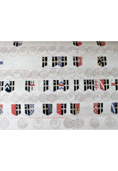 PEYTON HERALDIC CHART Rolled Print