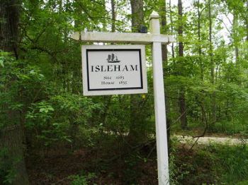 A line 30 isleham entry sign 1683 chapel neck rd north virginia