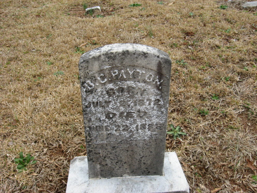 Marker of daniel c payton image pjpeg